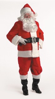 deluxe pile santa suit